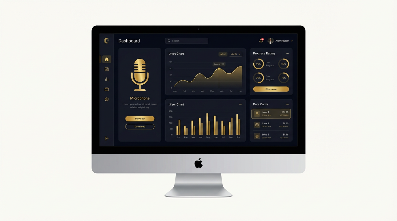 WEB BOSS™ Dashboard na iMac